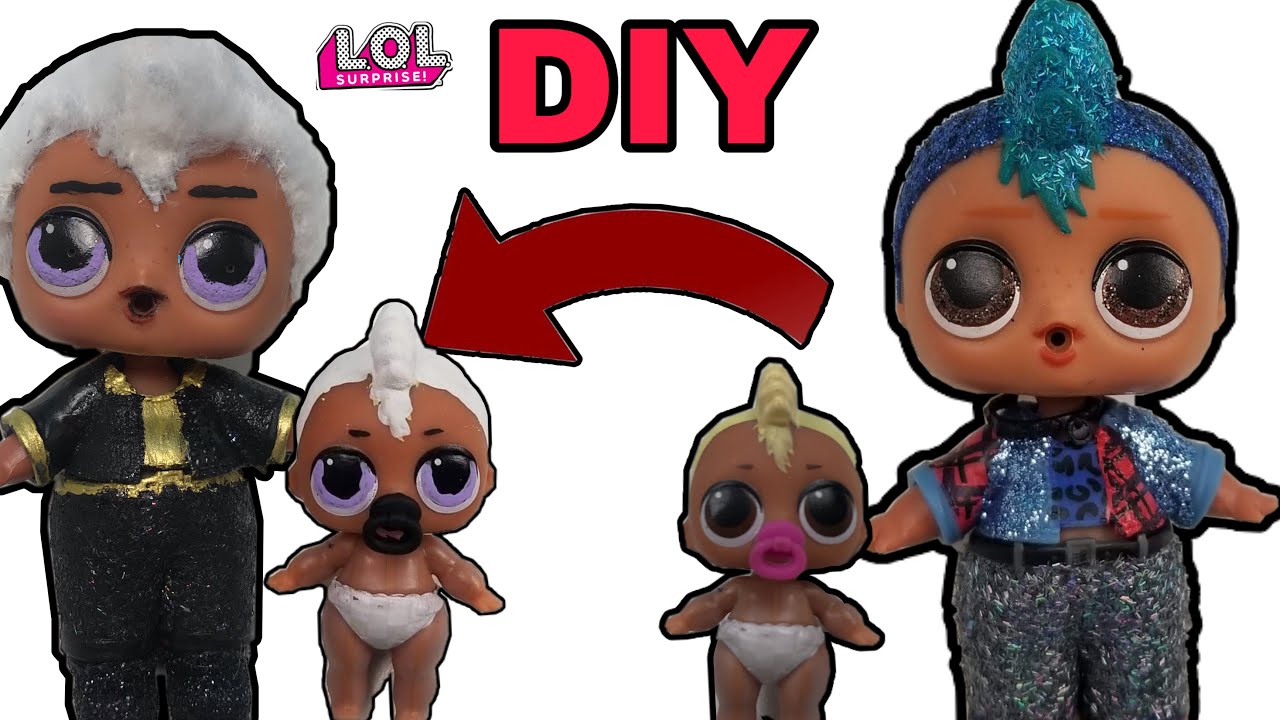 لول سبرايز | جيمي تحصل على أخ بشعر حقيقي👶🏻🧑🏻| DIY LOL SURPRISE FAMILY