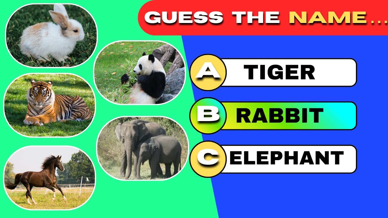 Guess The Animal By Emoji 🦒🐒🦜| ANIMAL Name Challenge | Quiz Global