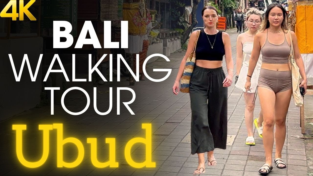 Ubud Bali Streets You Must See  2025&ndash; Hanoman to Gotama Walking Tour 4k