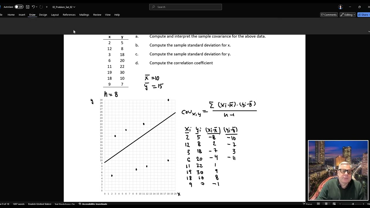 T02 15 Problem Set Part III   Covariance and Correlation