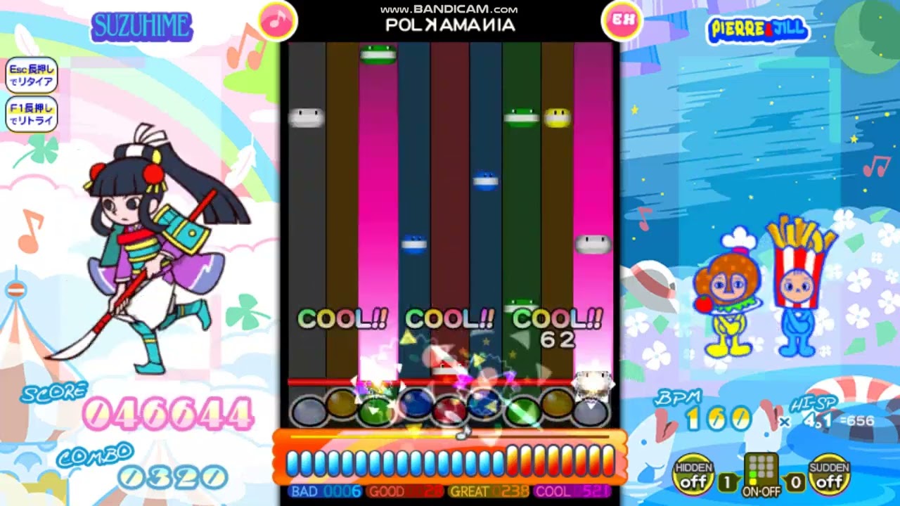 【高難易度チャレンジ】ポルカマニア POLꞰAMAИIA（EX）Lv48 ポップンミュージック　ライブリィ