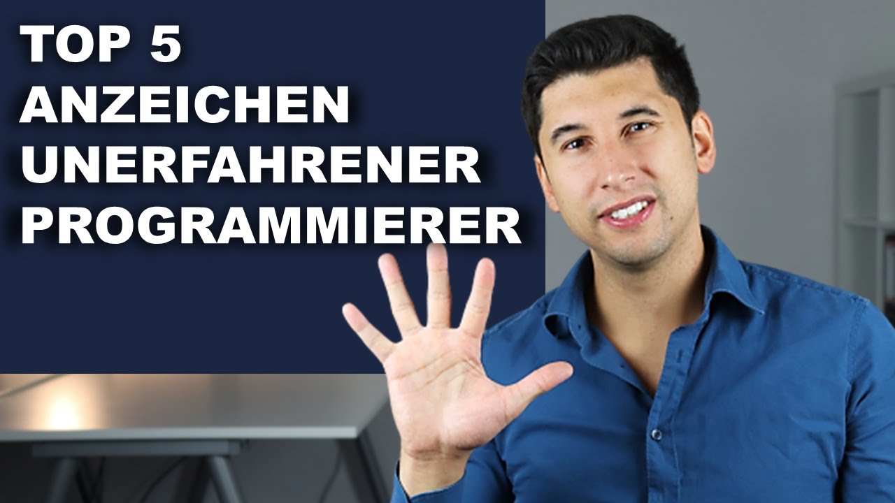 Top 5 Anzeichen eines unerfahrenen Programmierers