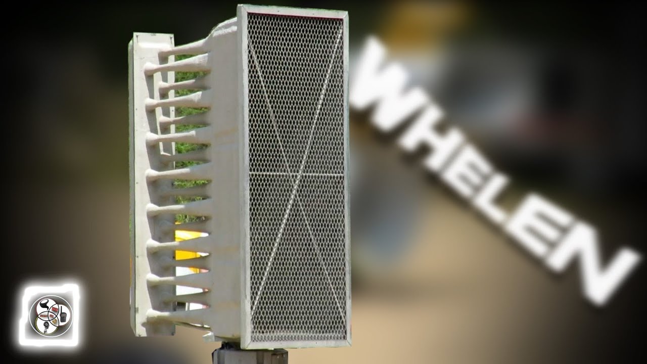 Analog Whelen WPS-3000 Siren Test - All Signals - Rhinelander, WI - SirenCon 2025