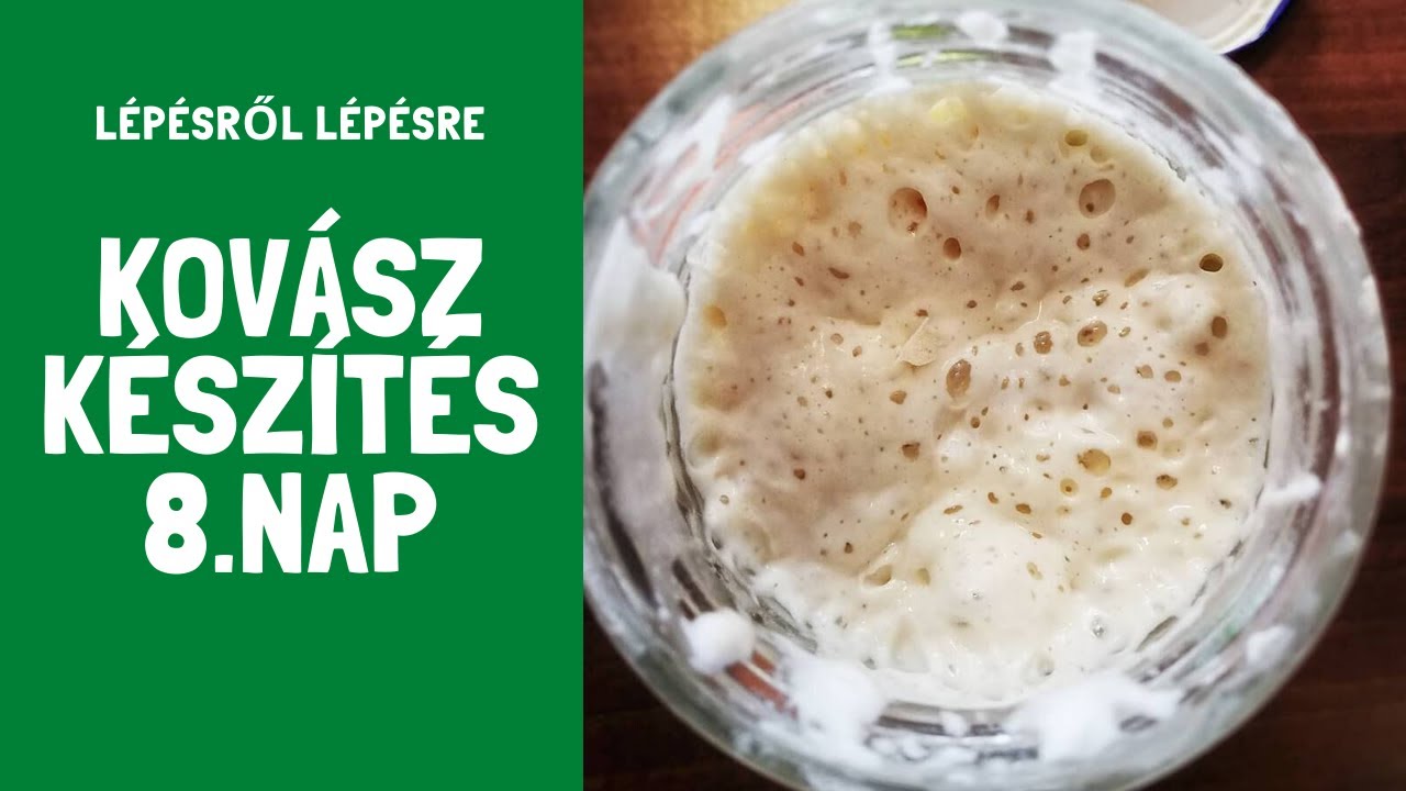 Kovász készítés - 8. nap