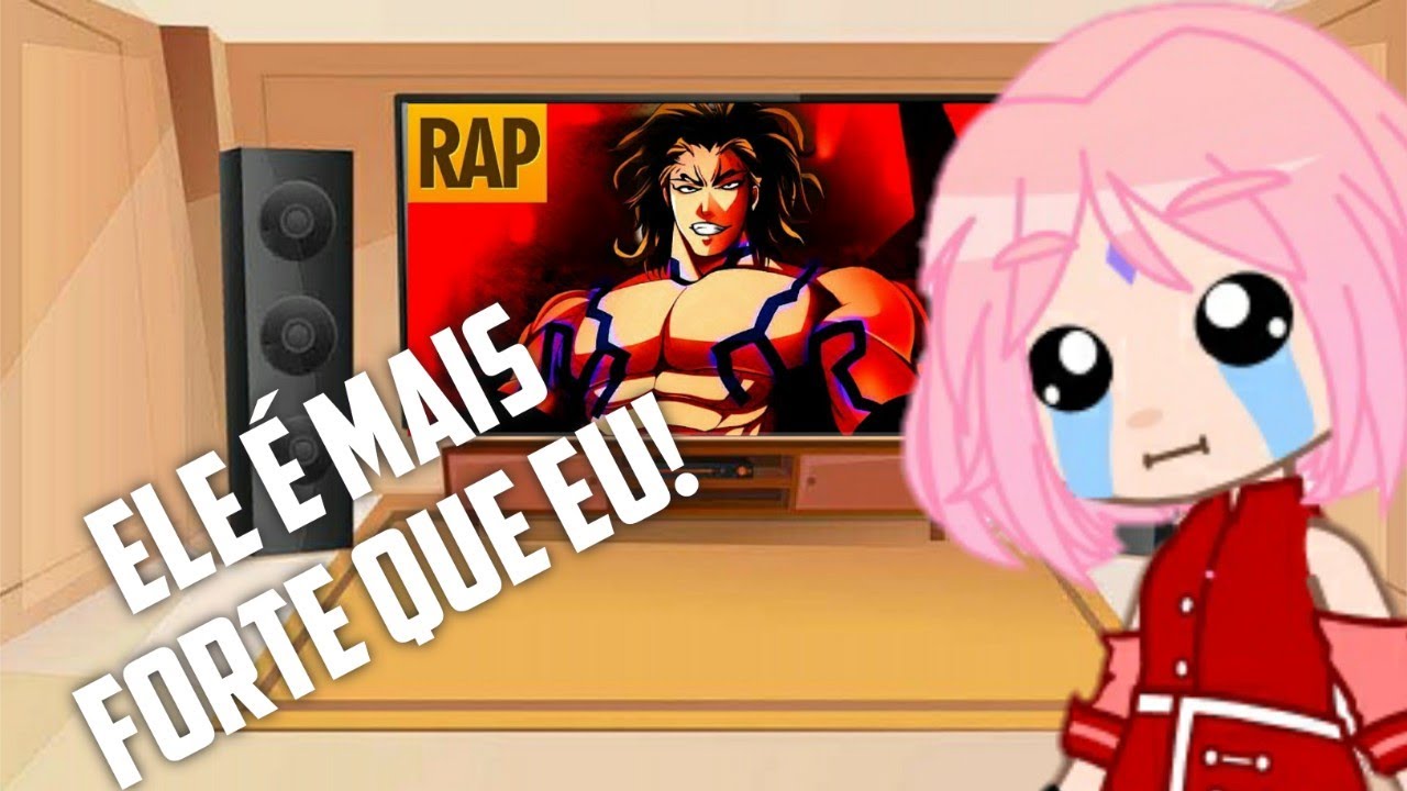 Time 7 + Shinobis reagindo ao rap do Raiden Tameemon (AN Oficial)