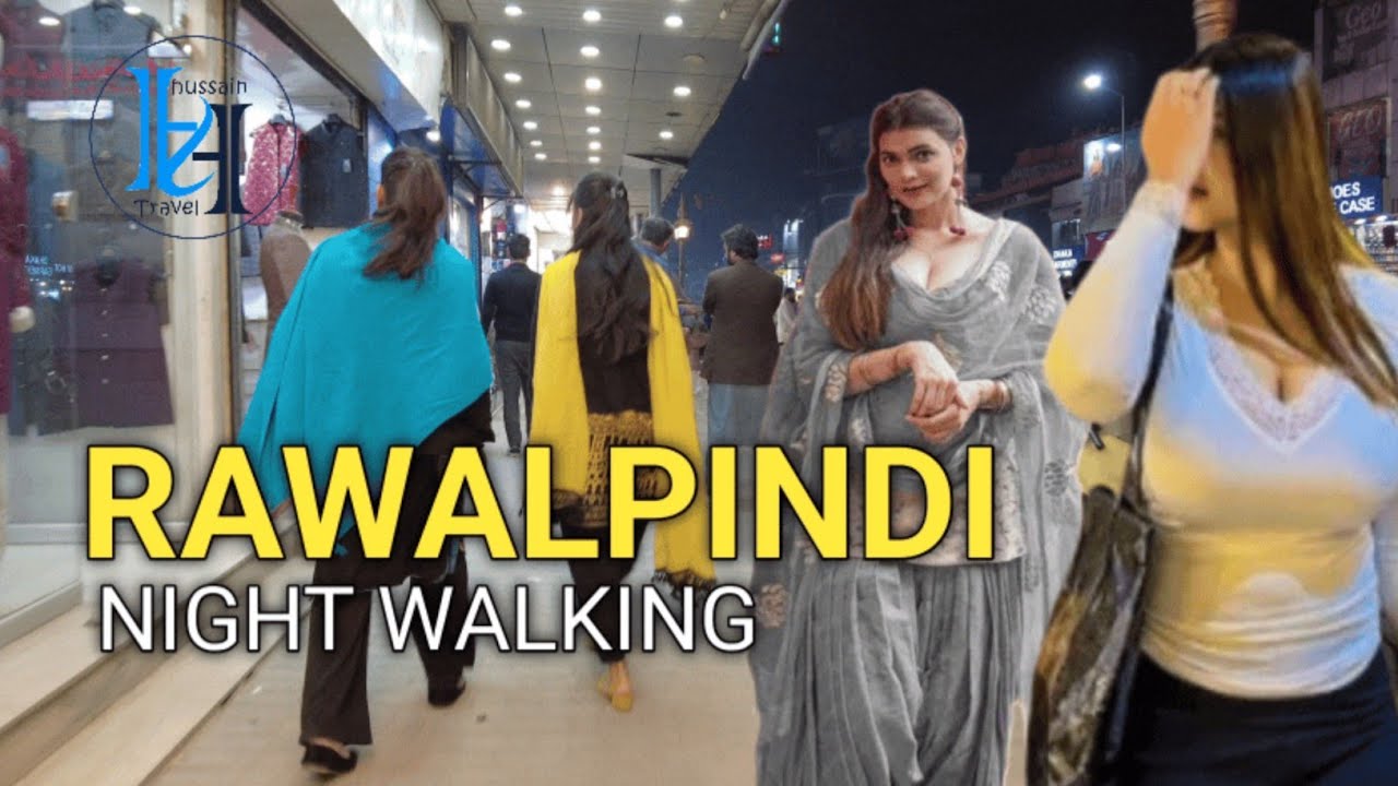 The most popular Bazaar in Rawalpindi Saddar Bazaar Night Walking 4K (2025)