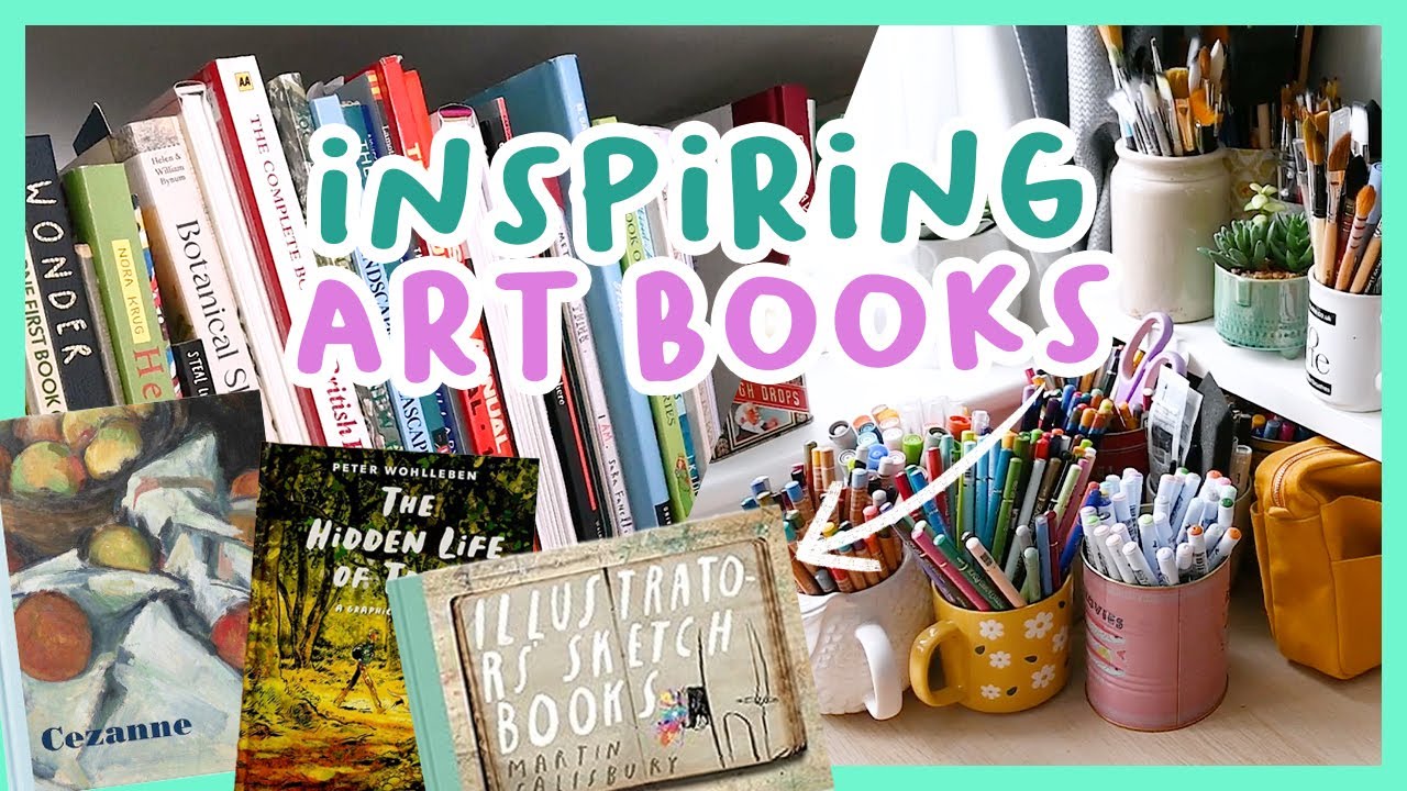 Studio reset: Tidying my art studio while sharing my favourite art books 🎨
