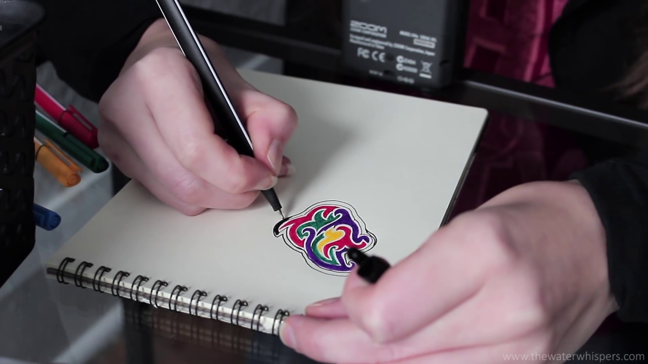 Tingly ASMR Drawing Video With Whispering For Your Relaxation