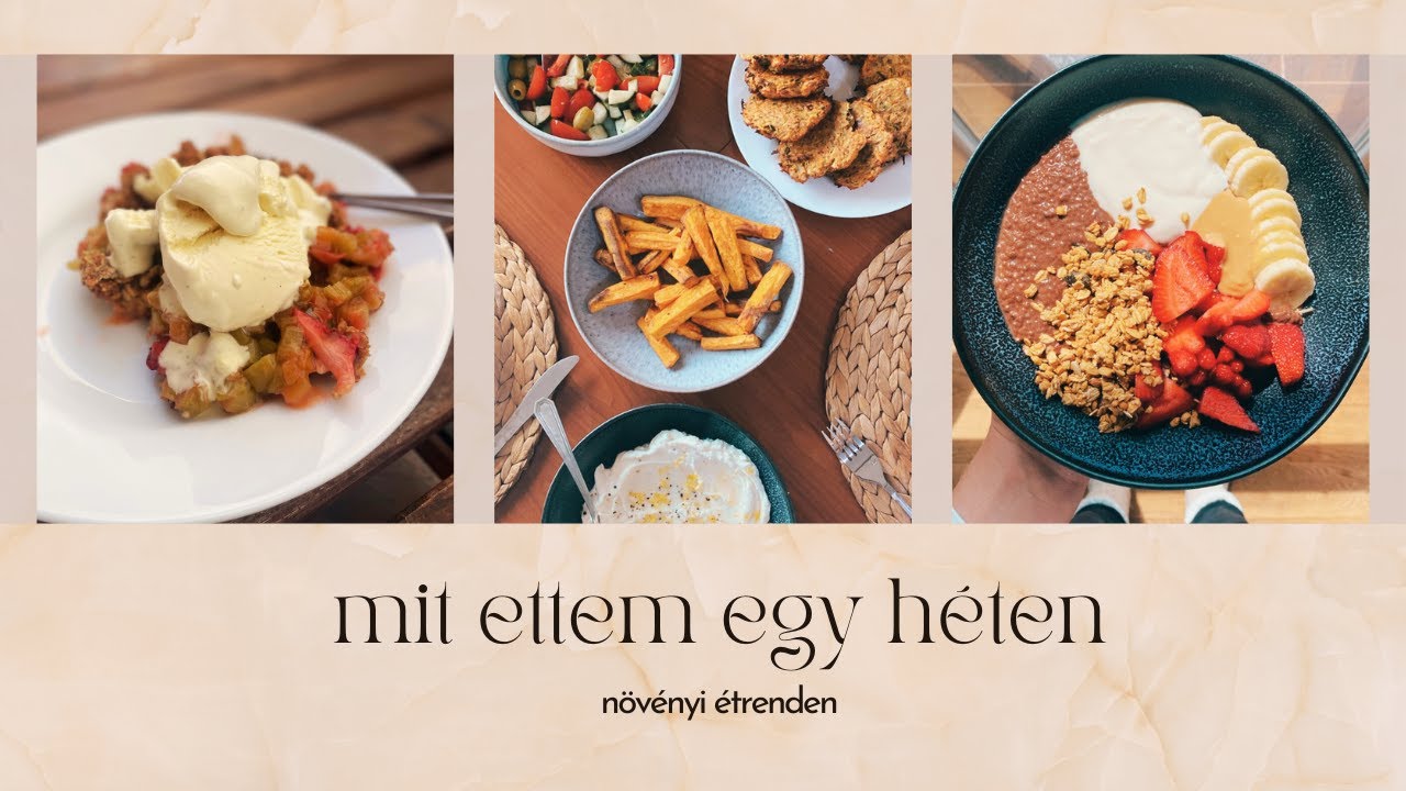 Mit eszem egy h&eacute;ten, n&ouml;v&eacute;nyi &eacute;trenden