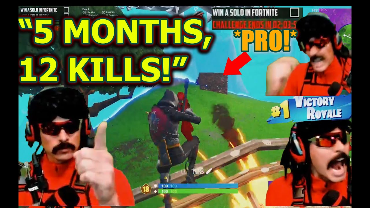 DrDisrespect's FIRST Win In FORTNITE In FIVE MONTHS! (12 KILLS!) + FORTNITE ROAST!