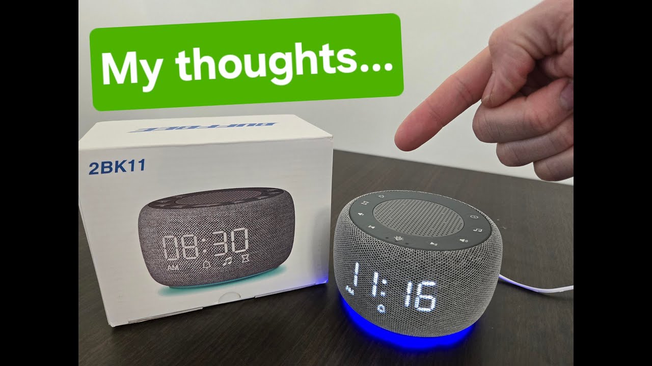 Review of the Buffbee 2-in-1 Sound Machine & Alarm Clock