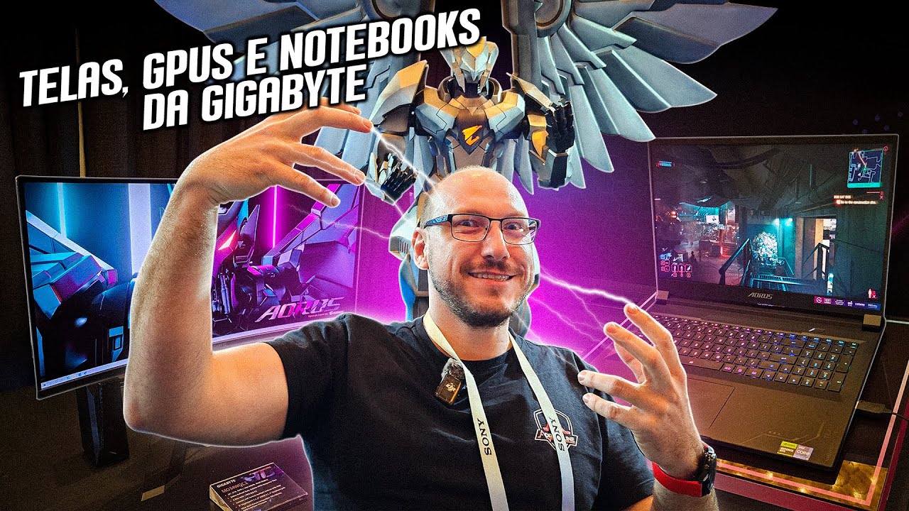 AGORA É SÓ OLED: Conheça os diversos produtos da GIGABYTE AORUS na CES 2024