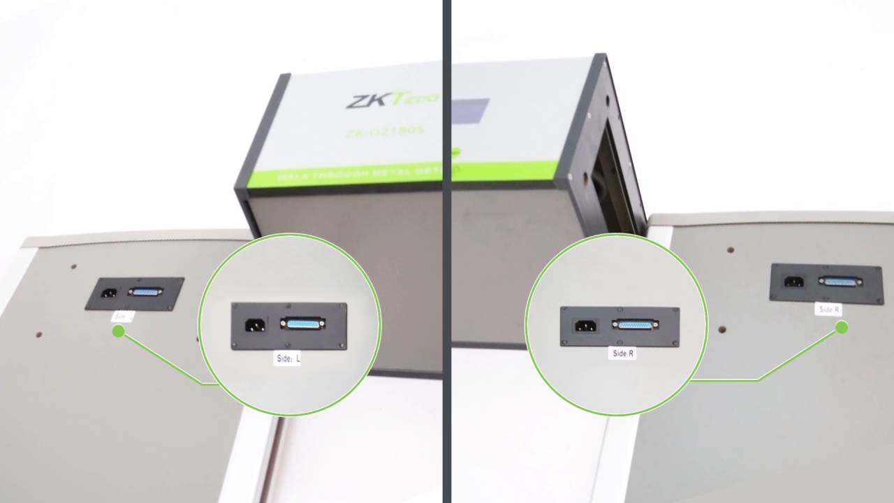 Installation of Walk Through Metal Detector