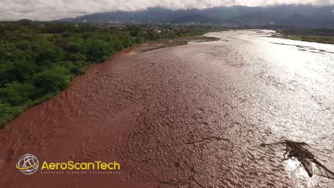 Creciente Rio Guatiquía Villavicencio Meta, Drone - AeroScanTech