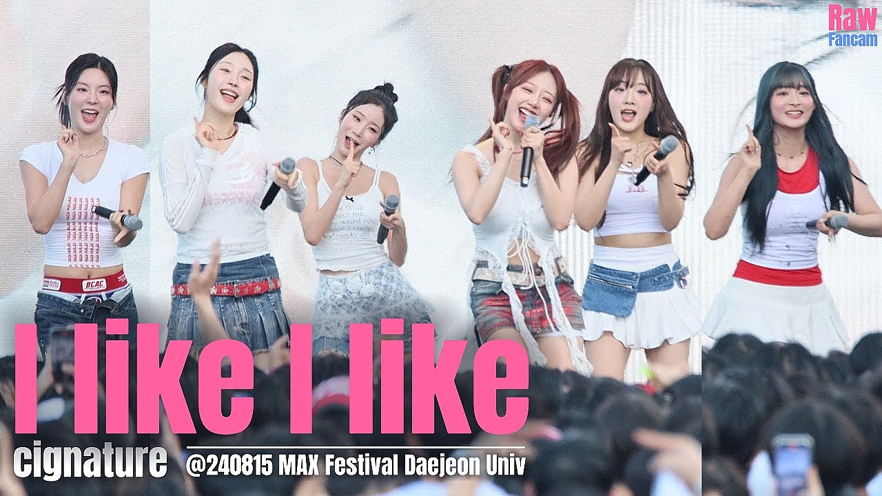 #cignature ♬I like I like #시그니처 @240815 MAX Festival 대전대