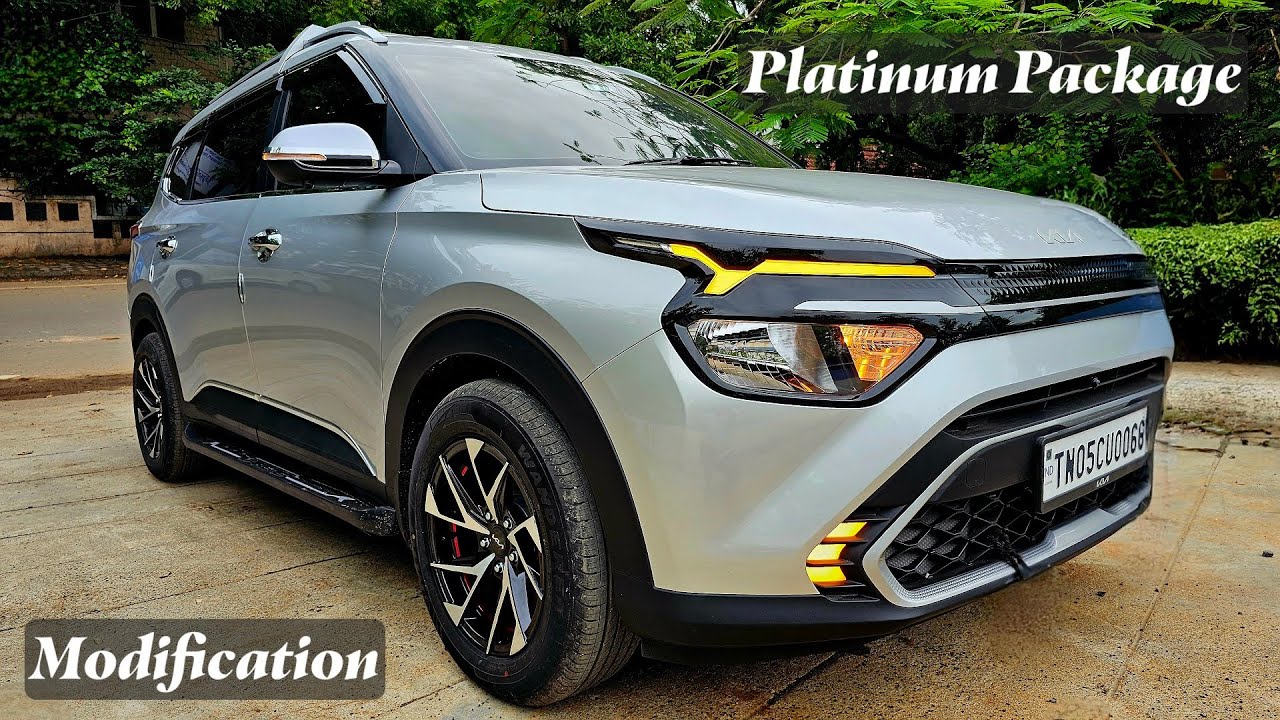 KIA CARENS Modification from Base to Top End Variant with PLATINUM PACKAGE @sapthagiricardecors1983