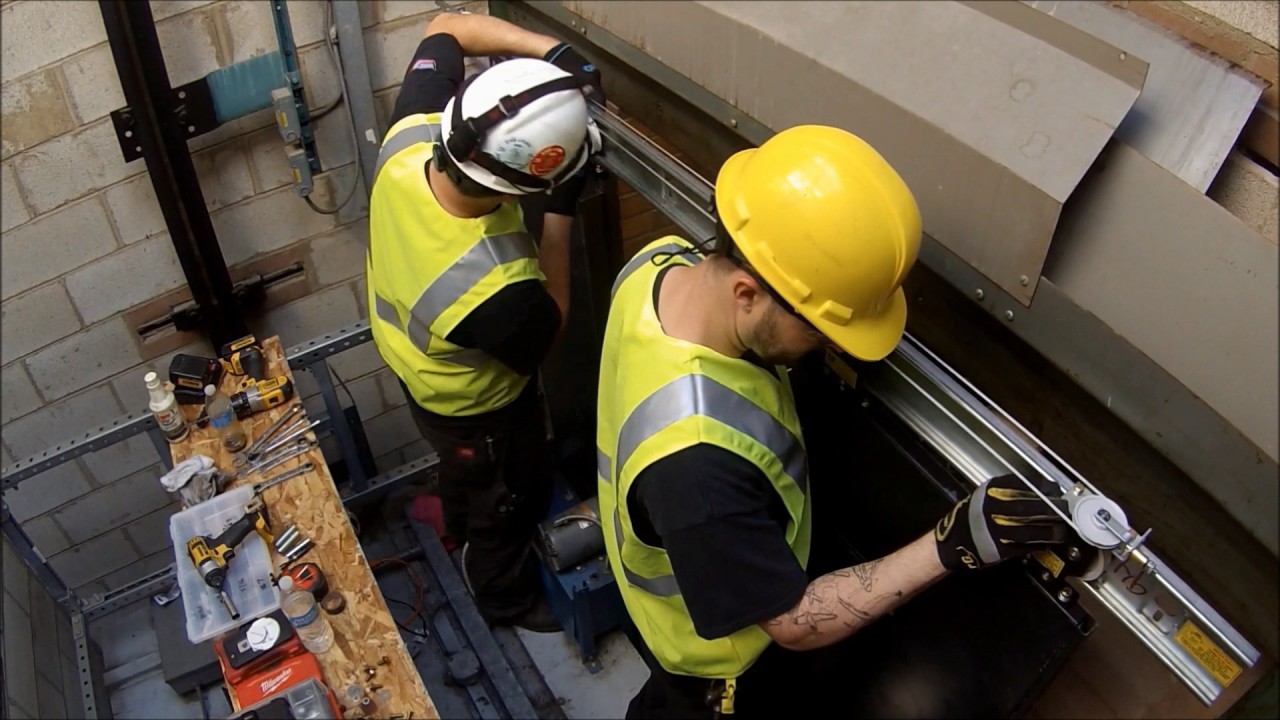 GAL Elevator Door Parts Installation
