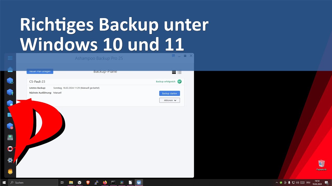 Vollwertiges Backup unter Windows 11 und 10