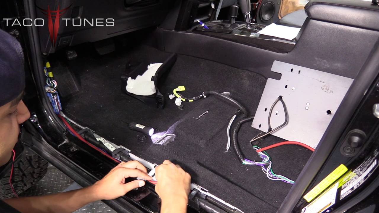 Toyota 4Runner How to install amplifier power wire from battery to amps 2010-2019