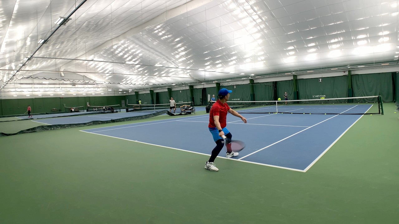 [4K UHD Court-Level] Jackie's Tennis Training - #706 - 2026-02-18 (8am, Wed) - Rally with Daniel