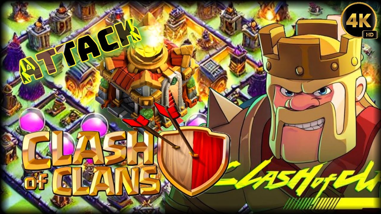 CLASH OF CLANS, War th16 attack..