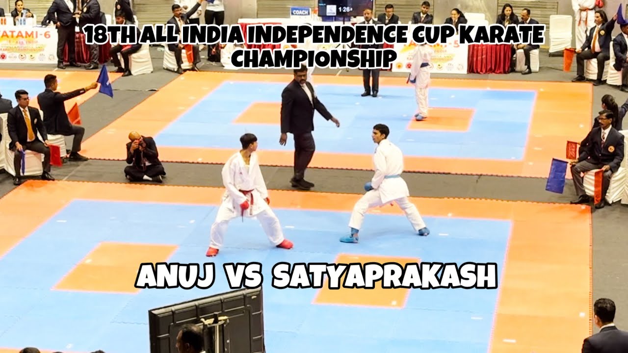 Satyaprakash vs Anuj | 18th All India Independence Cup Karate Championship #karate #karatetemple