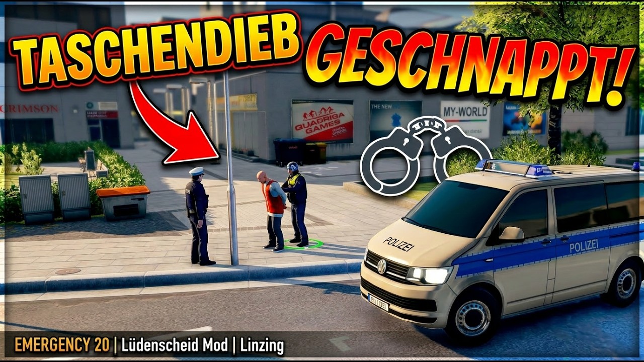 EMERGENCY 20 Lüdenscheid Mod ➤ #9: Stoppt den TASCHENDIEB! [4K|Deutsch]