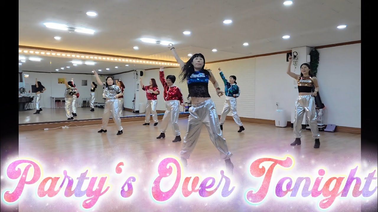 Party 's Over Tonight line dance | 파티스 오버 투나잇 | 신현주댄스 | 제이댄스핏 | 신나는 초급 라인댄스