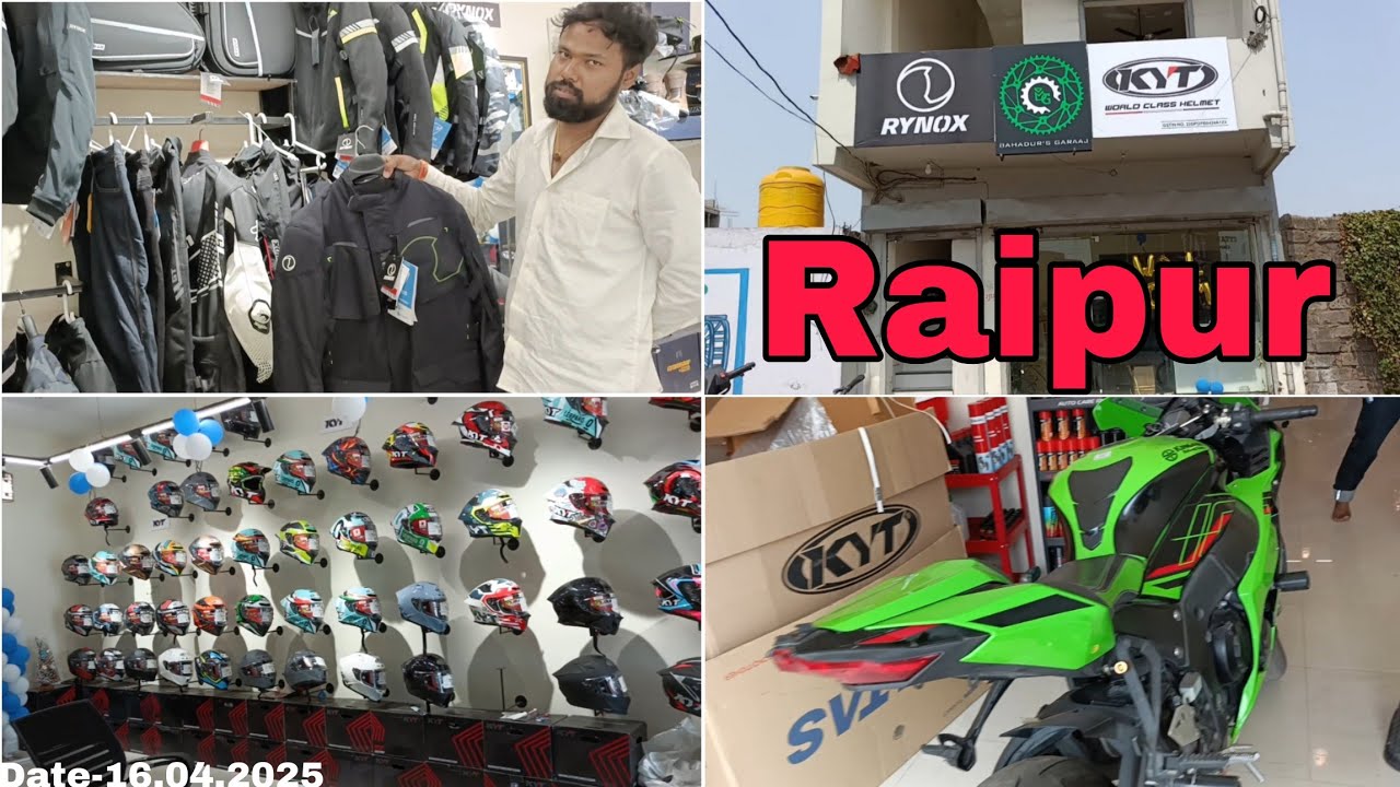 Rynox And KYT Take Over Raipur Chhattisgarh's Newest Showroom! Bahadurs Garaaj (Biker Store) #vlog