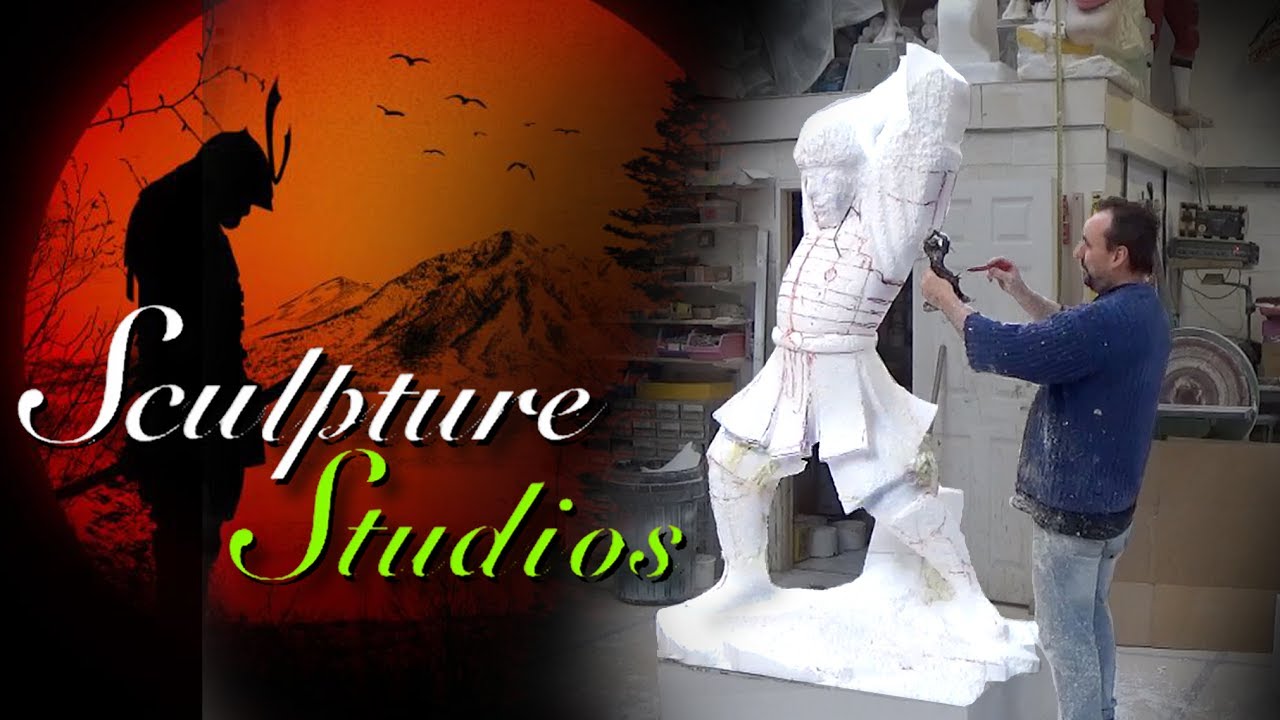 Samurai Warrior Statue by Sculpture Studios