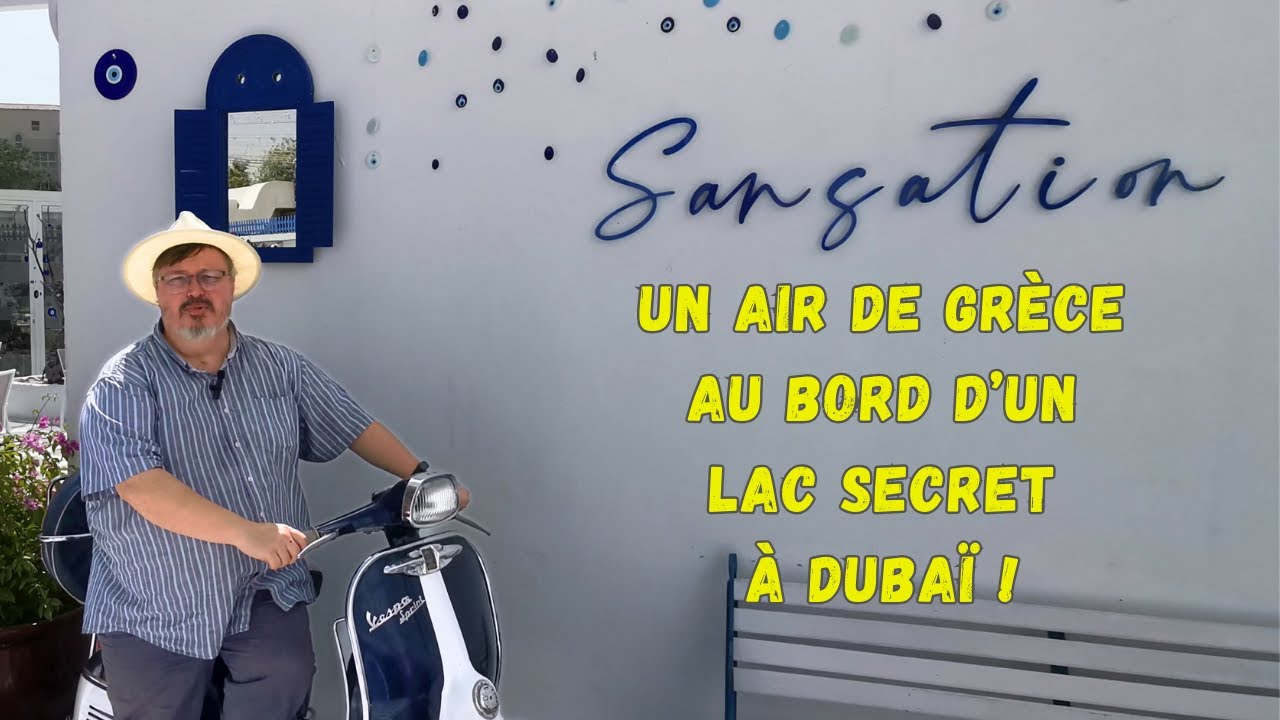 SanSation : un air de Grèce au bord d'un lac secret à Dubai
