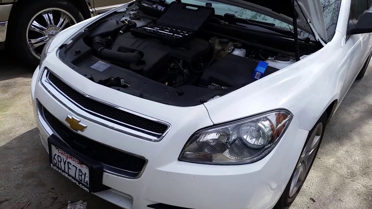 Замена фар на Chevrolet Malibu 2011 года.