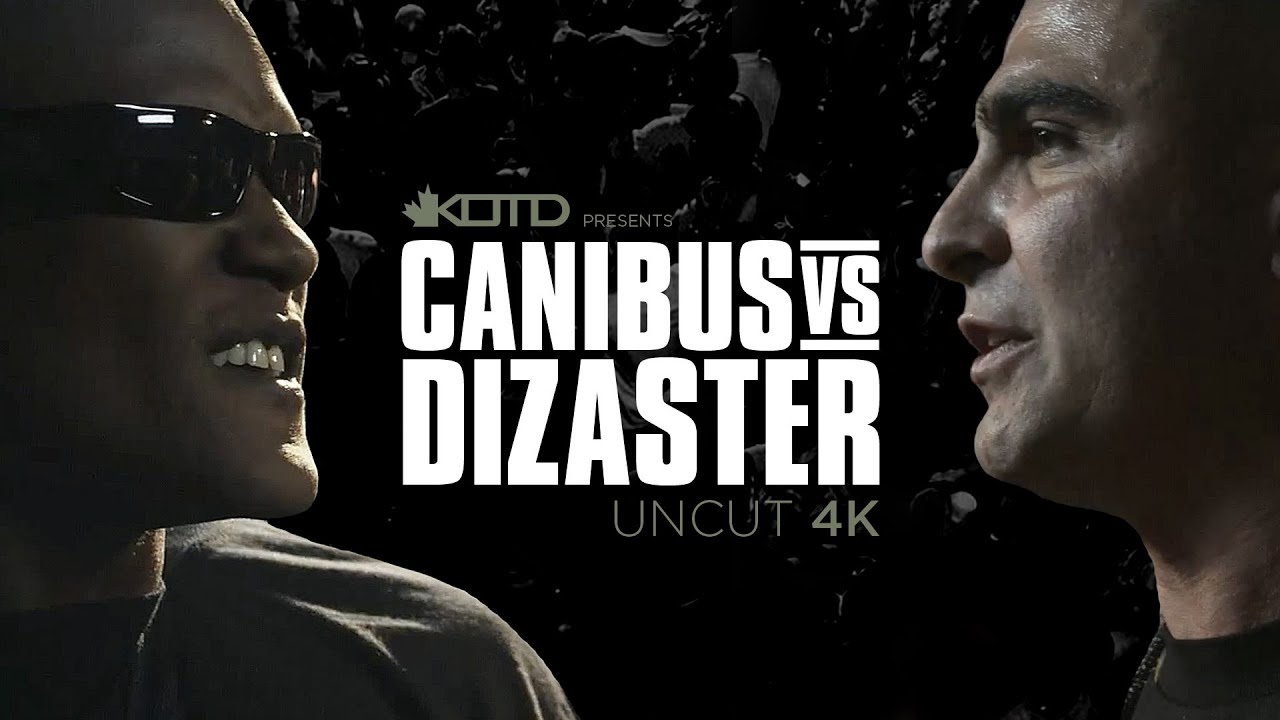 KOTD - Rap Battle - Canibus vs Dizaster *4k UNCUT*