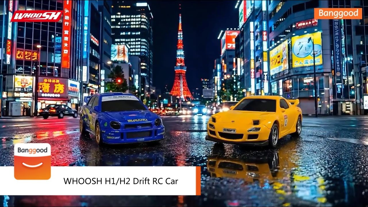 WHOOSH H1/H2 1/43 2.4G 4WD Subaru Officially Licensed Drift RC Car - Shop on Banggood