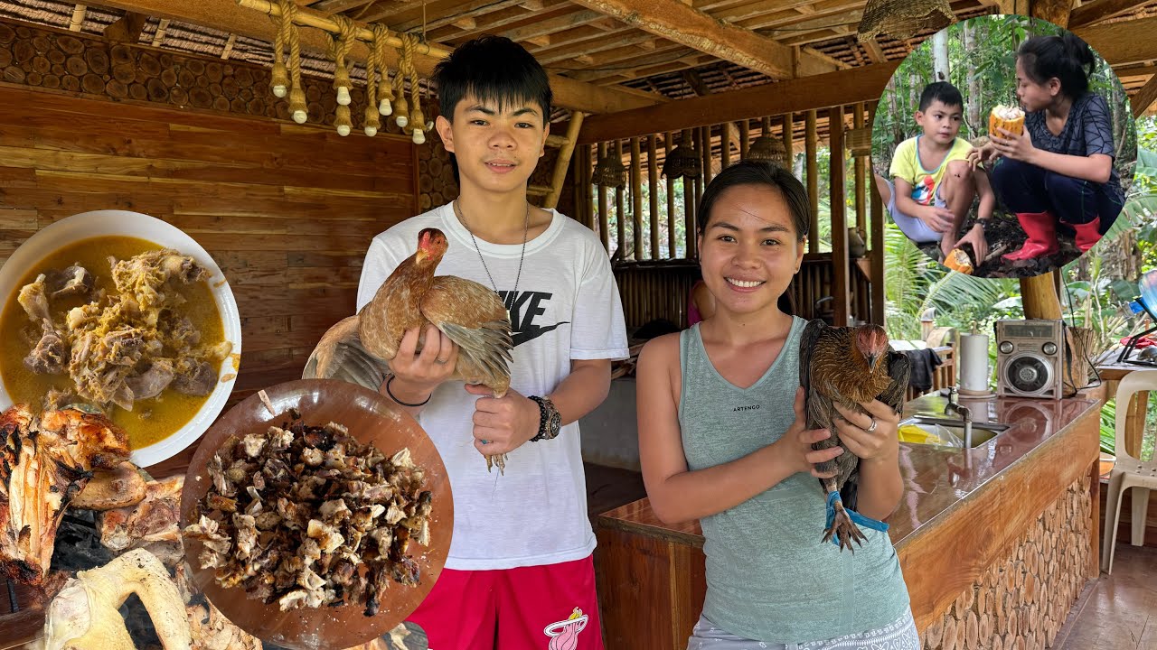Sinugba Bisayang Manok + Hinalang “Native Chicken” The Best Food in the Province of Philippines 