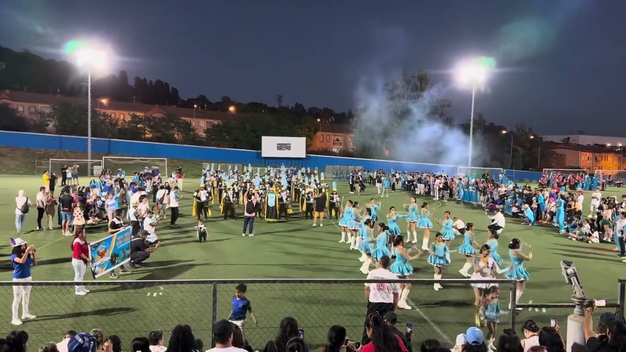 Así se celebro la fiesta de Independencia De Honduras En Barcelona 15Sep2024 Banda Guerra Palillonas