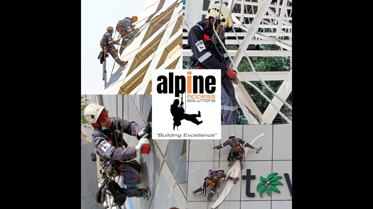 Alpine Rope Access Solutions UAE #alpineaccesssolutions #ropeaccess #UAE