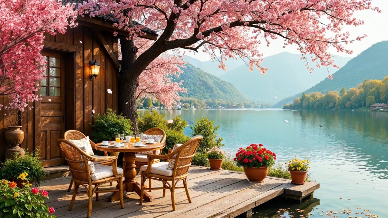Soft Spring Jazz Background Music for Work, Study 🌿 Cozy Coffee Shop Ambience with Sweet Jazz Melody