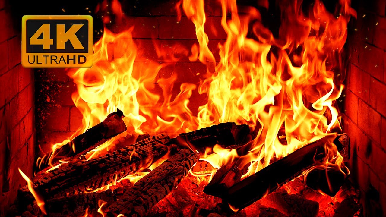 🔥 Уютный камин 12H в 4K — потрескивающий огонь, тепло и чистое расслабление для сна и комфорта