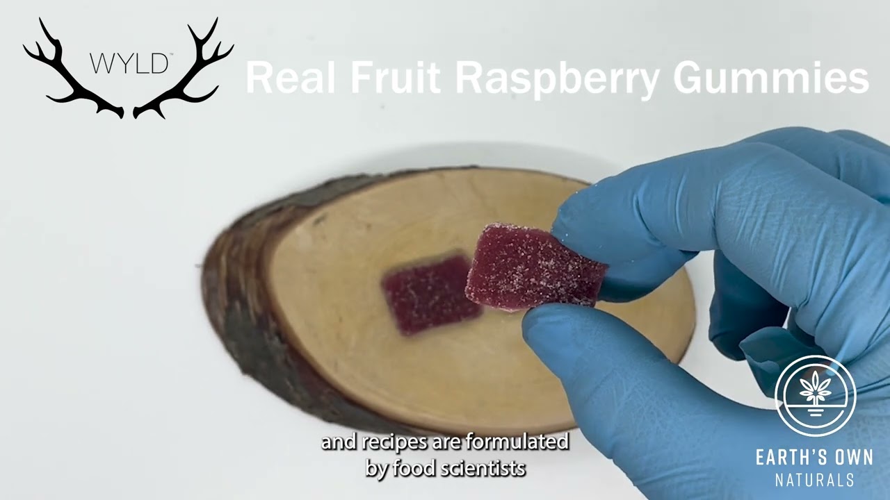 Wyld - Real Fruit Raspberry Gummies