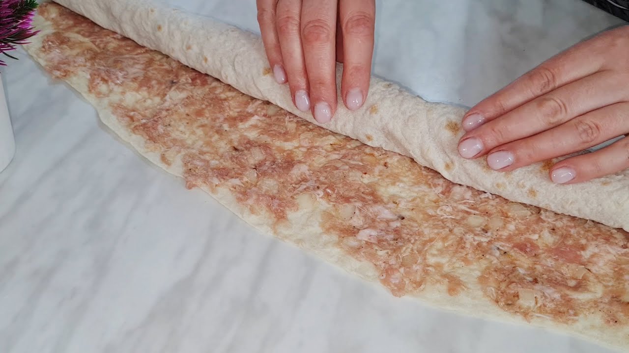 Беру простой ФАРШ и ЛАВАШ и ВОТ ЧТО ПОЛУЧАЕТСЯ, сочный, вкусный обед или ужин