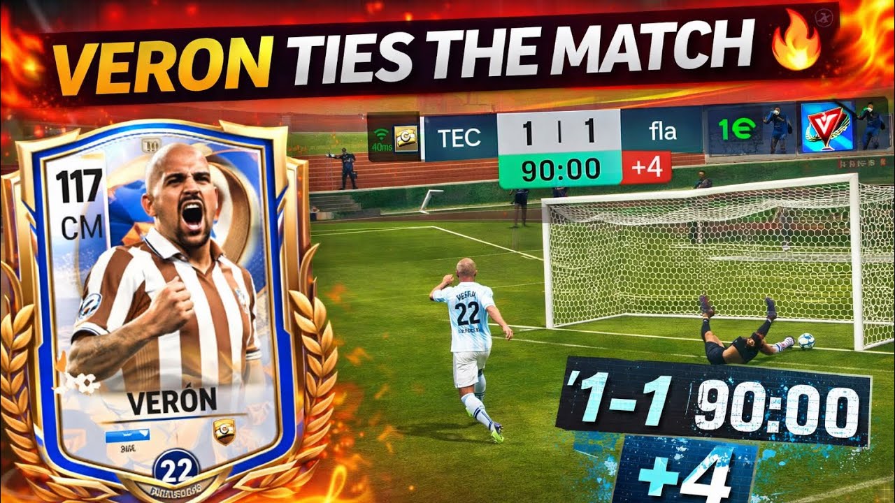VERON SAVES THE MATCH #fcmobile 