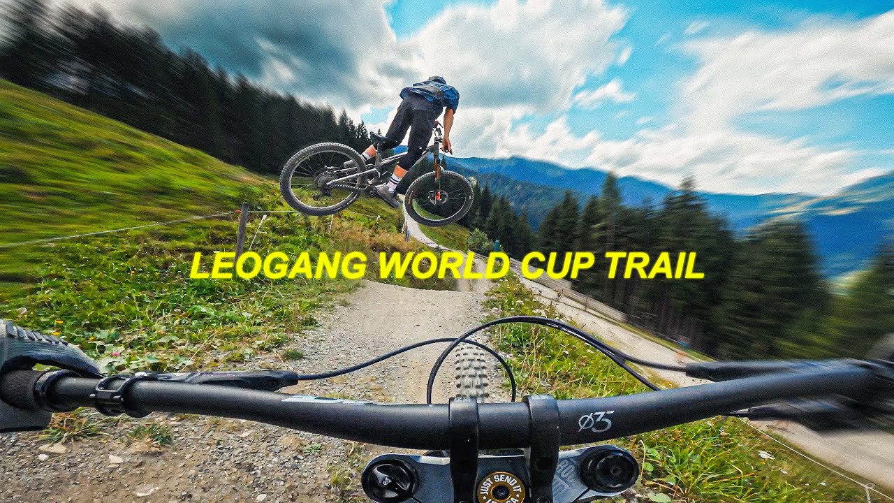 RIPPING Down The Leogang WORLD CUP DH Track | Flying Gangster, Speedster and Hotshots