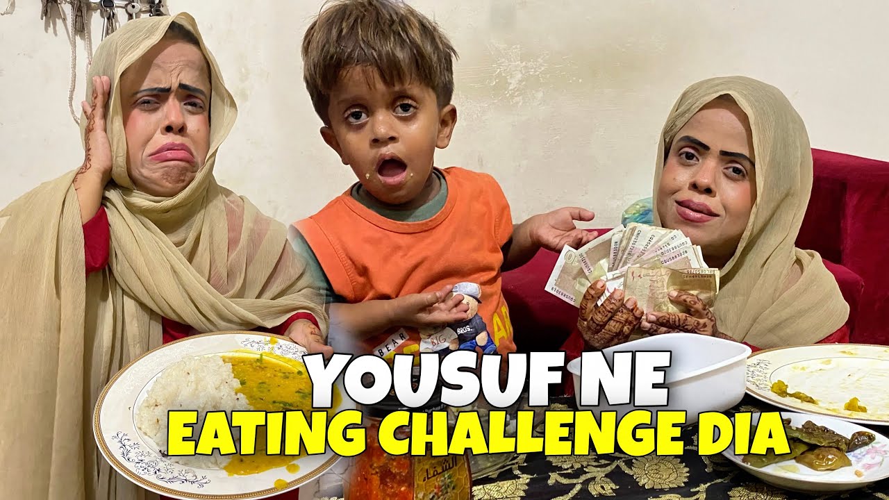 Eating Challenge With YOUSUF | Sanober Choti vlog 