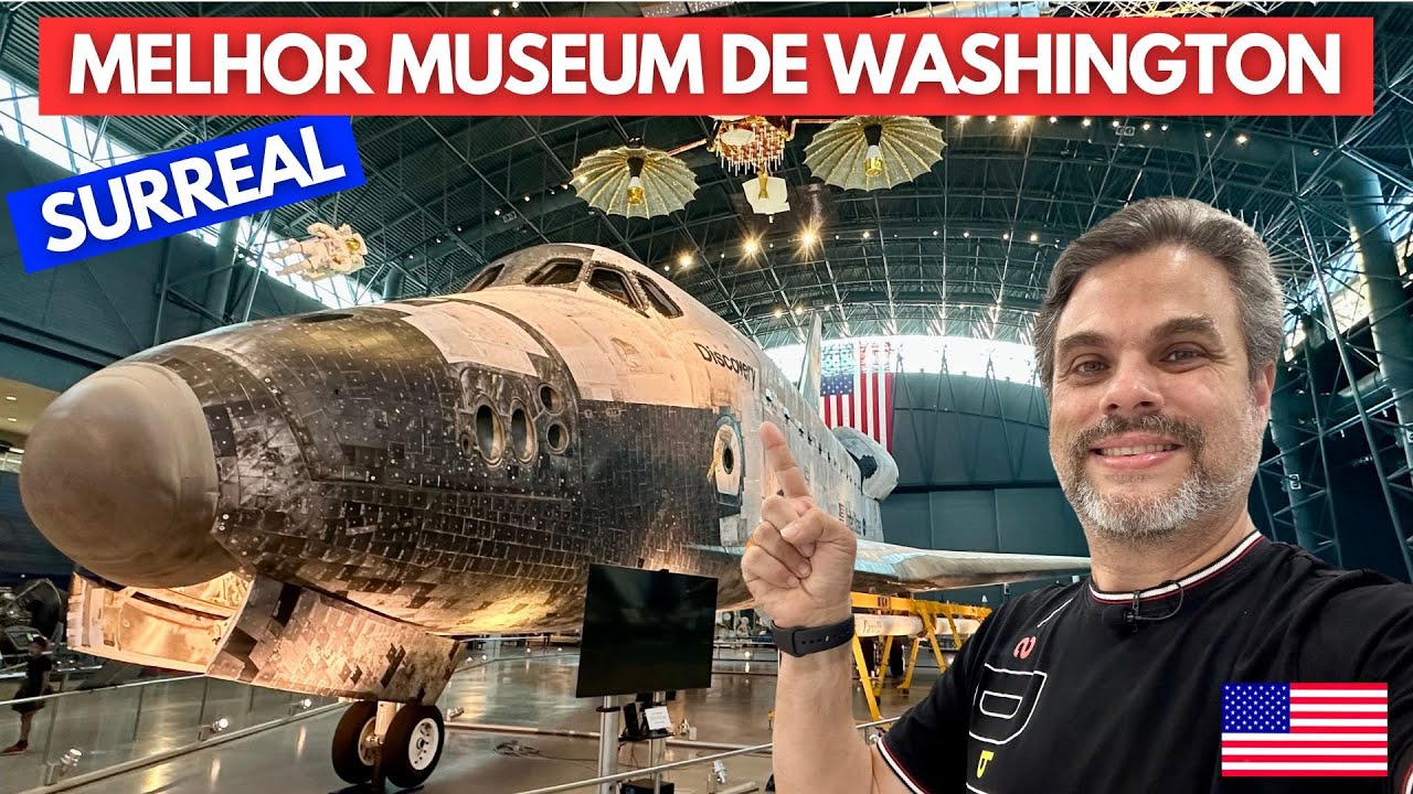 TOUR INCRÍVEL pelo MUSEU AEROESPACIAL de Washington D.C.