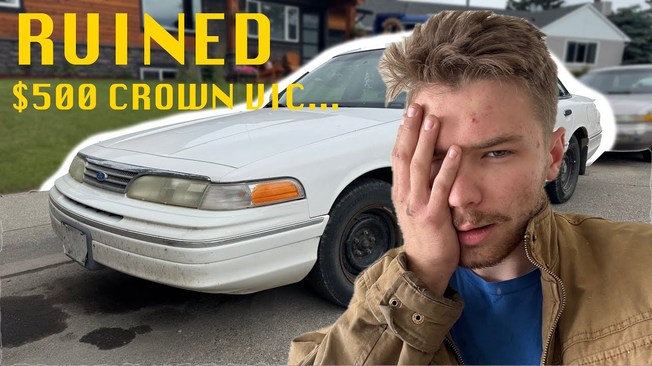Can We SAVE This DESTROYED $500 Crown Vic? *Full Detail of this Disgusting Interior*