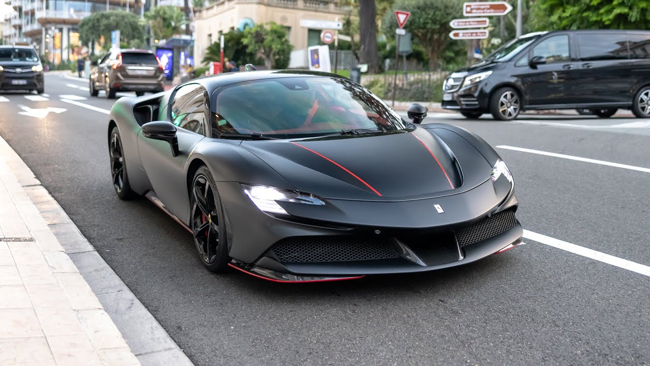 GMK's Ferrari SF90 Stradale - Acceleration Sounds & Driving in Monaco!