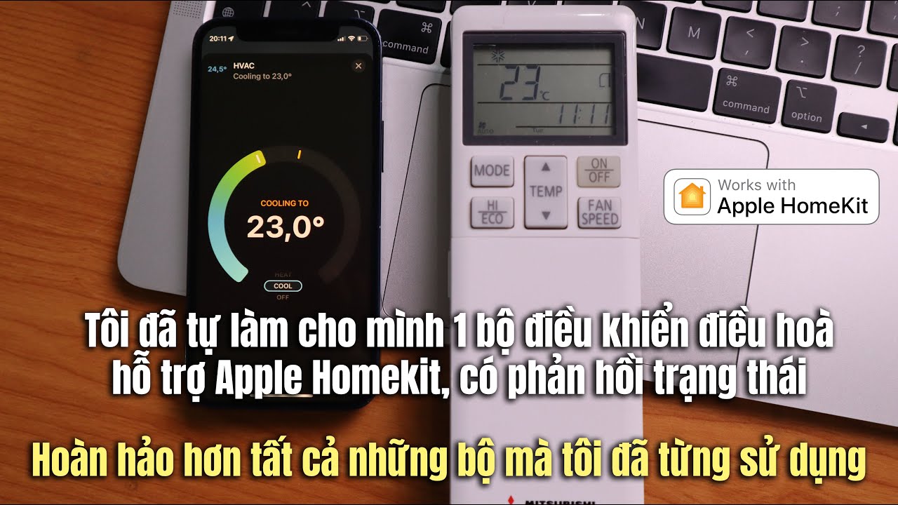 Tự làm 1 bộ điều khiển điều hoà có phản hồi 2 chiều hỗ trợ Apple Homekit, Vừa rẻ vừa đúng ý