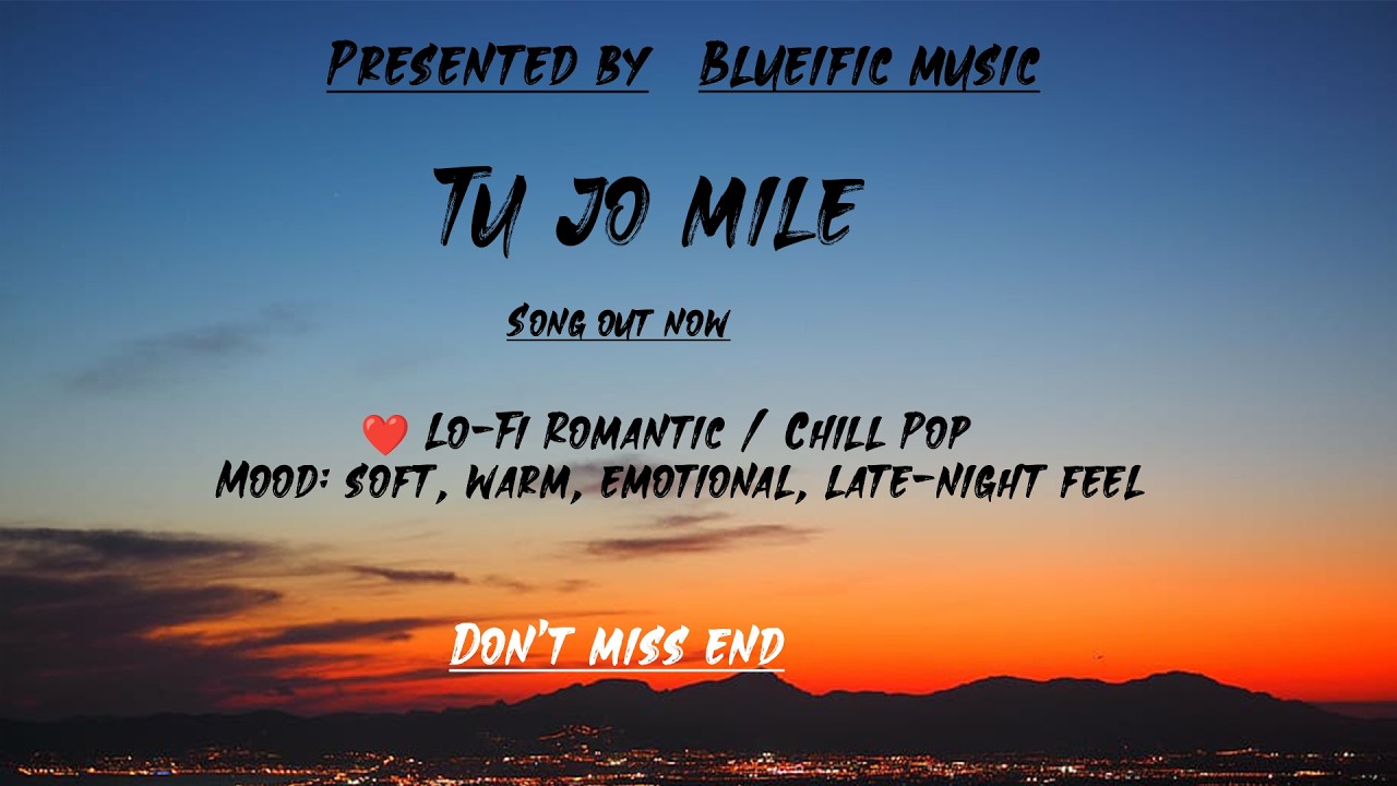 “Tu Jo Mile” #feelthemusic #love #bollywoodmusic #nowtrending #viralsong #music#NewHindiSong #Romant