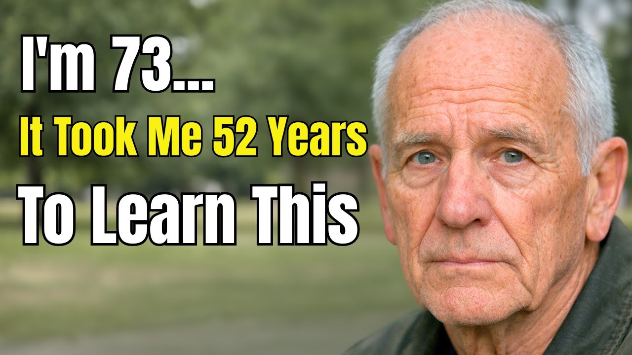 I'm 73... It Took Me 52 Years To Learn This (Don't Waste Yours)